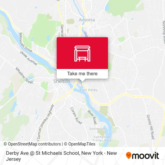 Derby Ave @ St Michaels School map