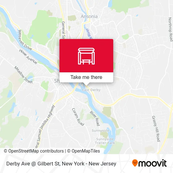 Derby Ave @ Gilbert St map