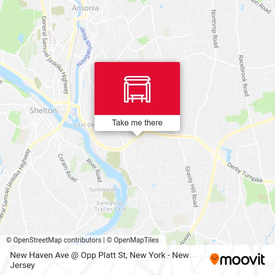 New Haven Ave @ Opp Platt St map