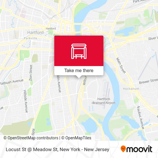 Locust St @ Meadow St map