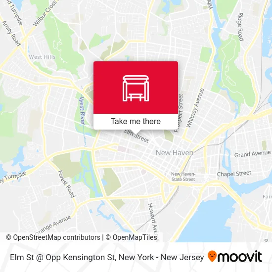 Elm St @ Opp Kensington St map