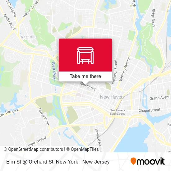 Elm St @ Orchard St map