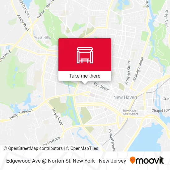 Edgewood Ave @ Norton St map