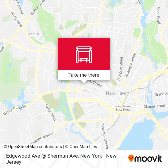 Edgewood Ave @ Sherman Ave map