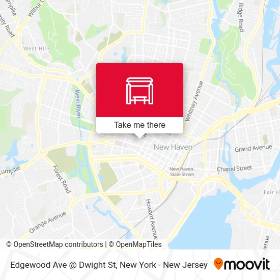 Edgewood Ave @ Dwight St map