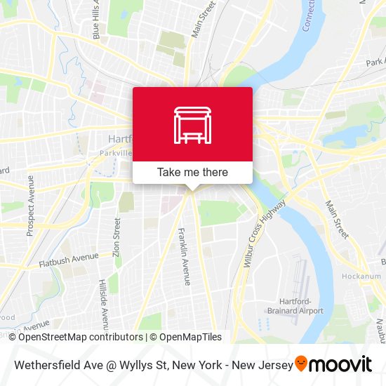 Wethersfield Ave @ Wyllys St map