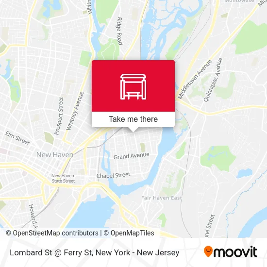 Lombard St @ Ferry St map