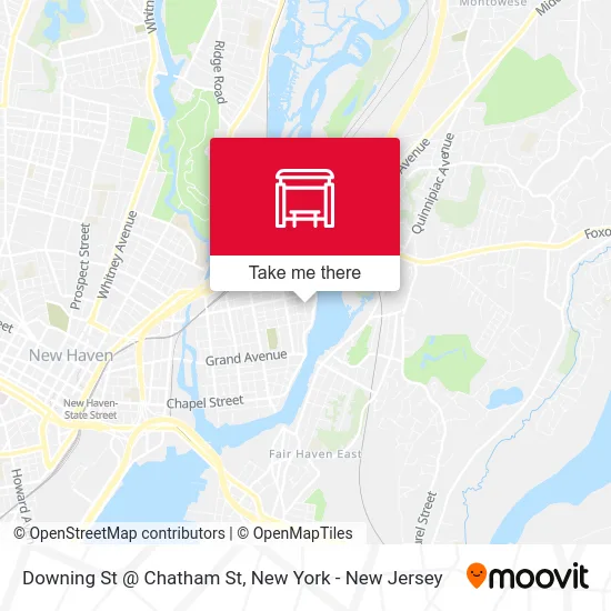 Downing St @ Chatham St map