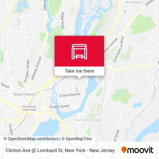 Clinton Ave @ Lombard St map
