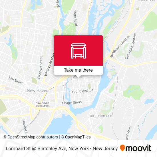 Lombard St @ Blatchley Ave map