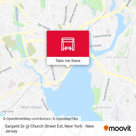 Mapa de Sargent Dr @ Church Street Ext