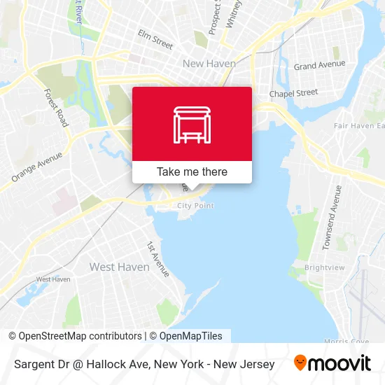 Sargent Dr @ Hallock Ave map