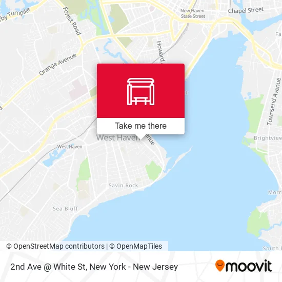 Mapa de 2nd Ave @ White St