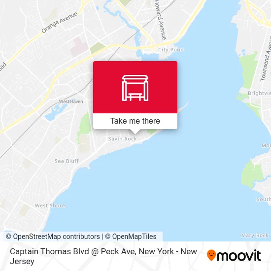 Captain Thomas Blvd @ Peck Ave map