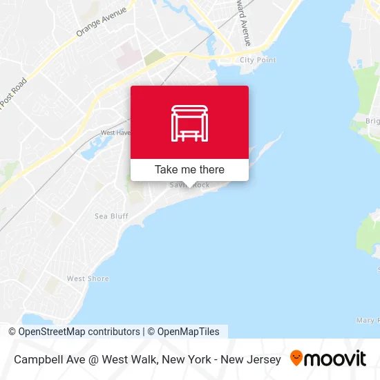 Campbell Ave @ West Walk map