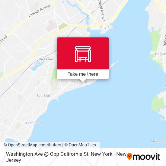Washington Ave @ Opp California St map