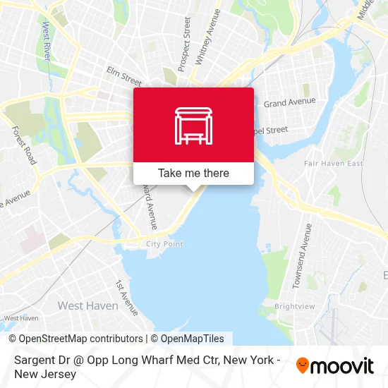 Sargent Dr @ Opp Long Wharf Med Ctr map