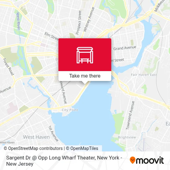 Sargent Dr @ Opp Long Wharf Theater map