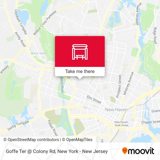 Goffe Ter @ Colony Rd map