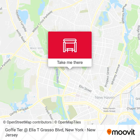 Goffe Ter @ Ella T Grasso Blvd map