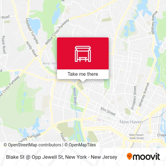 Blake St @ Opp Jewell St map