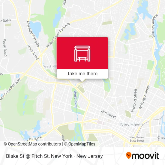 Blake St @ Fitch St map