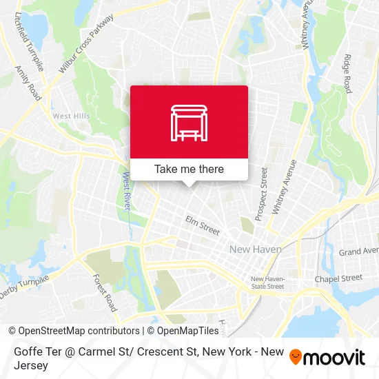 Goffe Ter @ Carmel St/ Crescent St map