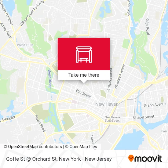 Goffe St @ Orchard St map