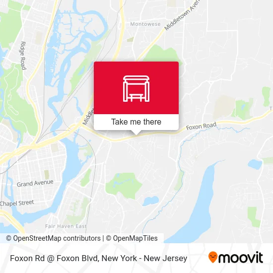 Foxon Rd @ Foxon Blvd map