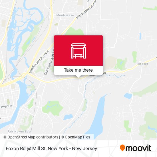 Mapa de Foxon Rd @ Mill St