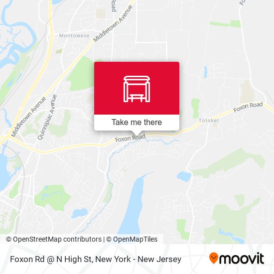 Mapa de Foxon Rd @ N High St