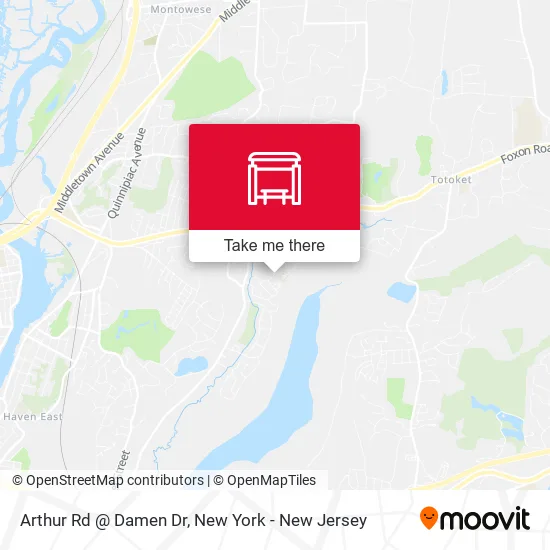 Mapa de Arthur Rd @ Damen Dr