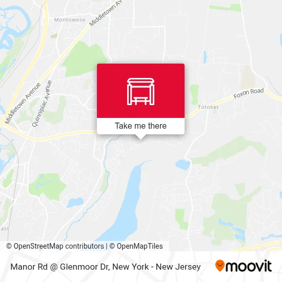 Manor Rd @ Glenmoor Dr map