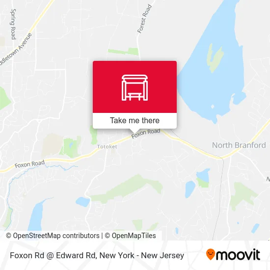 Foxon Rd @ Edward Rd map
