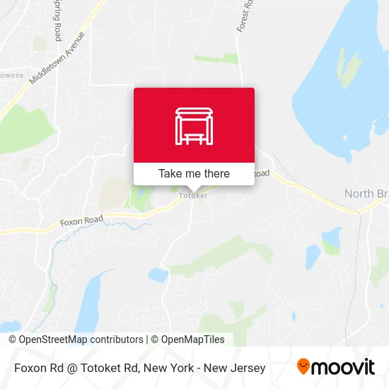 Foxon Rd @ Totoket Rd map