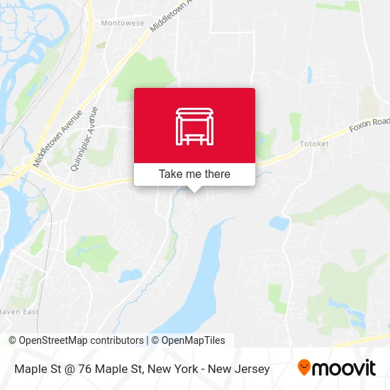 Maple St @ 76 Maple St map