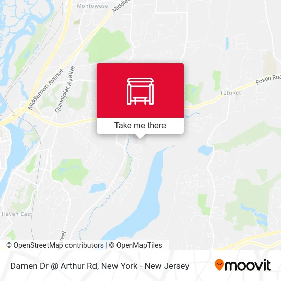 Damen Dr @ Arthur Rd map