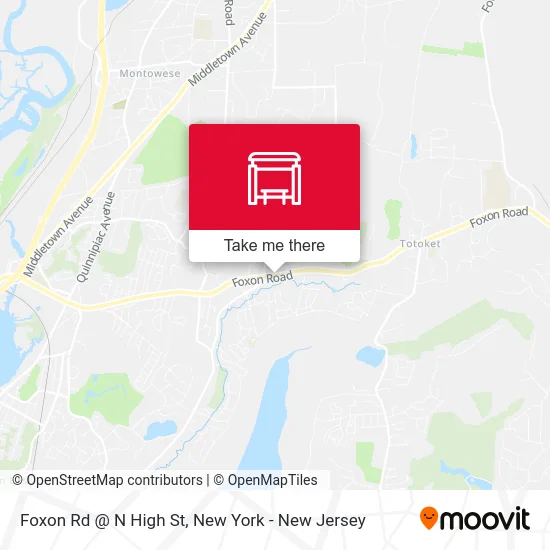 Foxon Rd @ N High St map