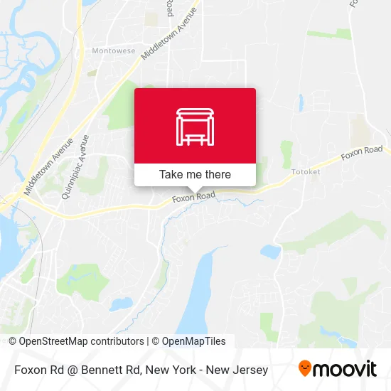 Foxon Rd @ Bennett Rd map