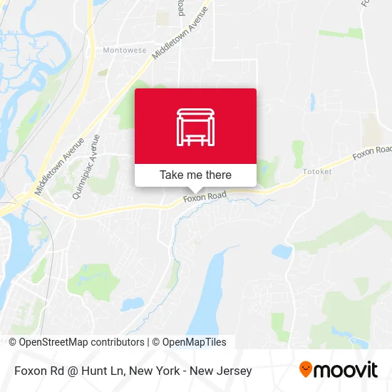 Foxon Rd @ Hunt Ln map