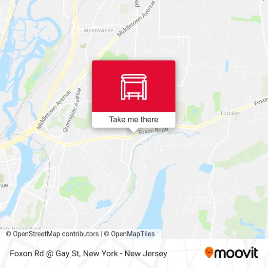 Foxon Rd @ Gay St map