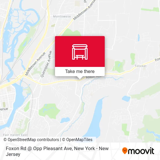 Foxon Rd @ Opp Pleasant Ave map