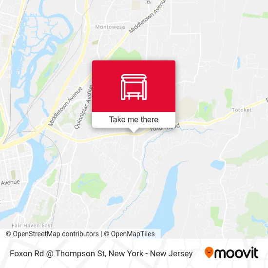 Foxon Rd @ Thompson St map