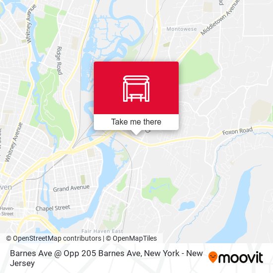 Barnes Ave @ Opp 205 Barnes Ave map