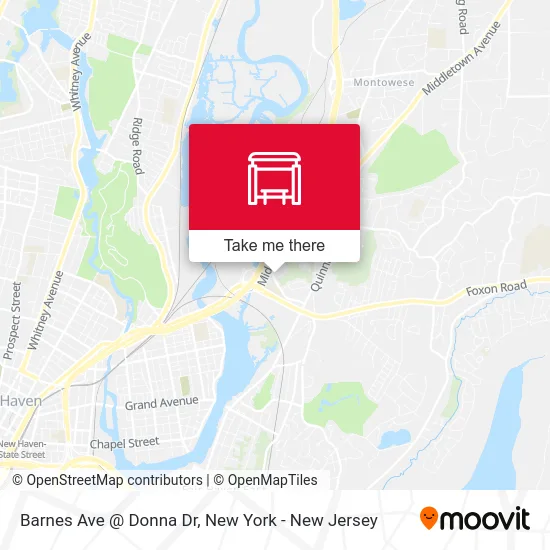 Barnes Ave @ Donna Dr map