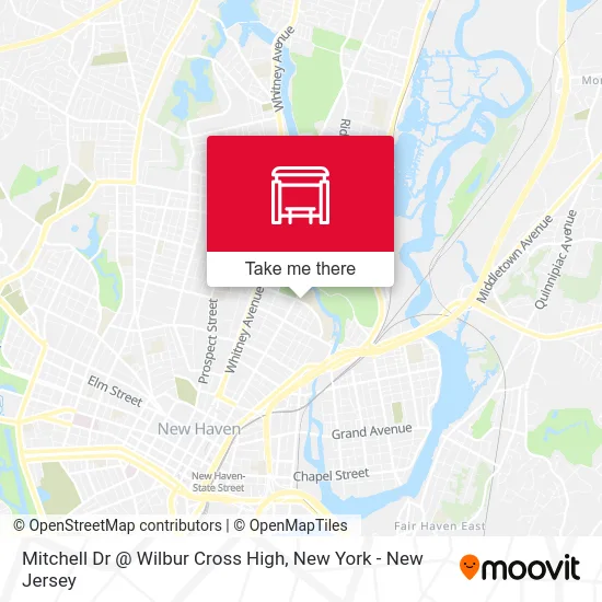 Mitchell Dr @ Wilbur Cross High map