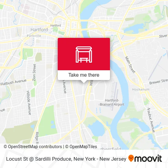 Locust St @ Sardilli Produce map