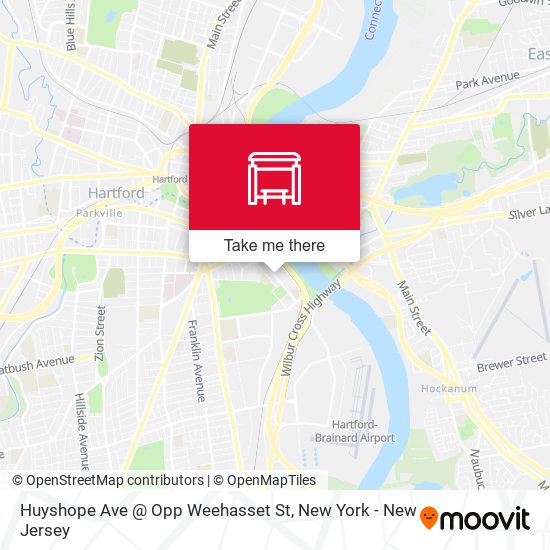 Huyshope Ave @ Opp Weehasset St map
