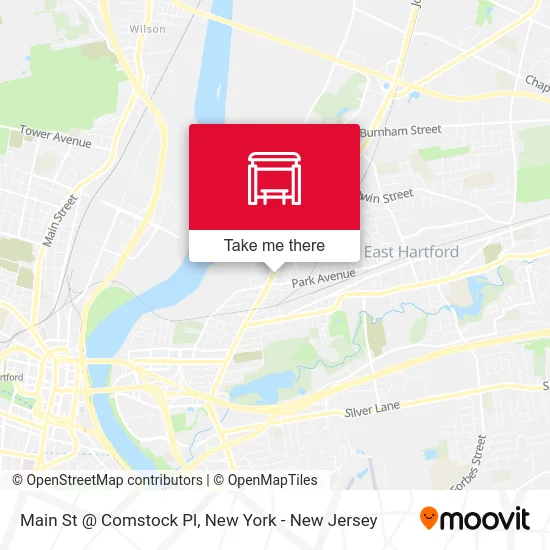 Main St @ Comstock Pl map