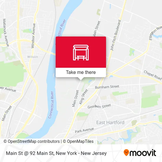 Main St @ 92 Main St map